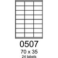 Obrázok pre výrobcu RAYFILM Štítky 70x35 univerzálne biele *R01000507A