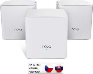 Obrázok pre výrobcu Tenda Nova MW5c (3-pack) WiFi AC1200 Mesh Gigabit system Dual Band, 6x GLAN/GWAN, SMART CZ aplikace