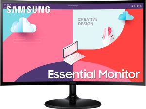 Obrázok pre výrobcu Samsung S360C/ 24"/ prohnutý/ 1920x1080/ VA/ 4ms/ 250 cd/m2/ HDMI/ D-Sub/ sluchátkový port/ VESA/ černý