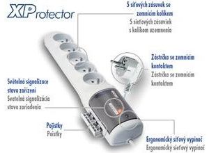 Obrázok pre výrobcu Acar XProtector/3m 5x220V biely