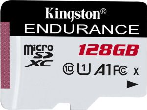 Obrázok pre výrobcu Kingston 128GB microSDXC Endurance CL10 A1 95R/45W bez adapteru