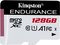 Obrázok pre výrobcu Kingston 128GB microSDXC Endurance CL10 A1 95R/45W bez adapteru
