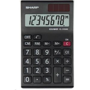 Obrázok pre výrobcu SHARP kalkulačka - EL-310ANWH - černá