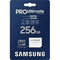 Obrázok pre výrobcu Samsung PRO Ultimate micro SDXC 256GB /200MBps/UHS-I U3 / Class 10/+ Adaptér/Modrá