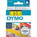 Obrázok pre výrobcu Dymo originál páska, Dymo, 43618, S0720790, čierny tlač/žltý podklad, 7m, 6mm, D1