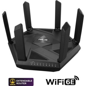 Obrázok pre výrobcu ASUS RT-AXE7800, Třípásmový WiFi 6E (802.11ax) router AXE7800, nové 6GHz pásmo, ASUS Safe Browsing,