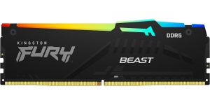 Obrázok pre výrobcu Kingston FURY Beast /DDR5/32GB/6000MHz/ CL40/1x32GB/RGB/Black