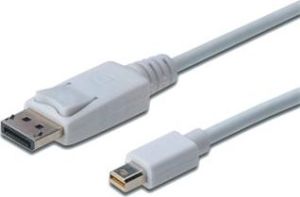 Obrázok pre výrobcu Digitus DisplayPort pripojovací kábel, mini DP/M - DP/M 3m