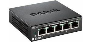 Obrázok pre výrobcu D-Link DES-105 kovový 5-port 10/100 Desktop Switch