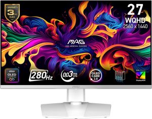 Obrázok pre výrobcu MSI MAG 272QPW X28 26,5"/QD-OLED/QHD/ 280Hz/0,03ms/Bílá/3R