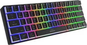 Obrázok pre výrobcu Genesis mechanická bezdrátová klávesnice THOR 660, černá, US layout, RGB podsvícení, Gateron RED