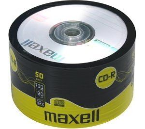 Obrázok pre výrobcu CD-R MAXELL 700MB 52X 50ks/spindel