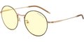 Obrázok pre výrobcu GUNNAR herní brýle ELLIPSE / obroučky v barvě BLACK/GOLD / jantarová skla