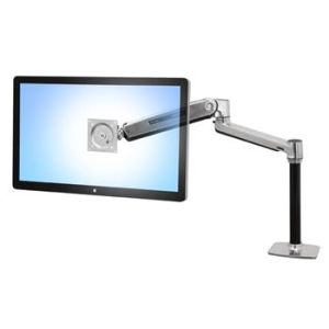 Obrázok pre výrobcu ERGOTRON LX HD Sit-Stand Desk Mount LCD Arm, Polished, stolní rameno max 46" display