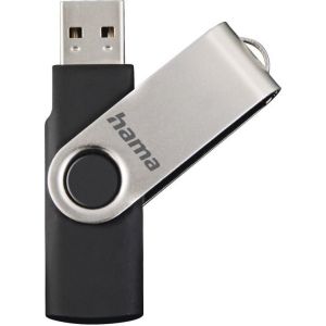 Obrázok pre výrobcu HAMA Rotate, USB Kľúč, 8GB, strieborný/čierny