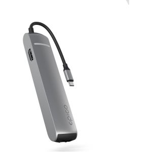 Obrázok pre výrobcu Epico 6v1 Slim Hub 8K s USB-C konektorem - šedá