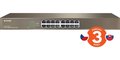 Obrázok pre výrobcu Tenda TEG1016G 16-port Gigabit Switch, 16x 10/100/1000 Mb/s, Fanless, MAC 8K, i na zeď, Rackmount