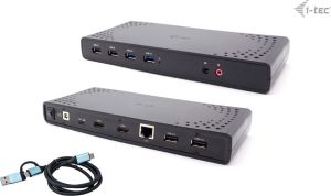 Obrázok pre výrobcu i-tec USB 3.0 /USB-C/Thunderbolt, 2x HDMI Docking Station, PD 85W