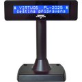 Obrázok pre výrobcu LCD zákaznický displej Virtuos FL-2025MB 2x20, USB, černý