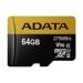 Obrázok pre výrobcu ADATA 64GB MicroSDXC UHS-II U3 s adapterom r:290 /w:260