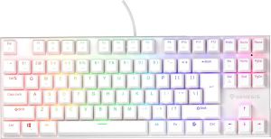 Obrázok pre výrobcu Genesis tichá herní klávesnice THOR 303 /TKL/RGB/Outemu Peach Silent/Drátová USB/US layout/Bílá