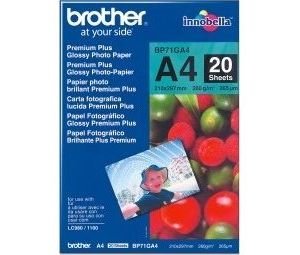 Obrázok pre výrobcu BROTHER fotopapír BP71GA4/ A4/ Premium Glossy/ 260g/ 20 listů