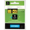 Obrázok pre výrobcu páska DYMO 53718 D1 Black On Yellow Tape (24mm)