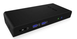 Obrázok pre výrobcu Icy Box Multi Docking Station for Notebooks and PCs, 2x USB 3.0, HDMI, Black