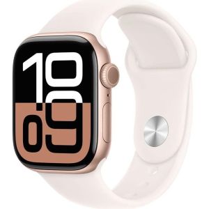 Obrázok pre výrobcu Apple Watch Series 10 GPS + Cellular 46mm Rose Gold Aluminium Case with Light Blush Sport Band - S/M