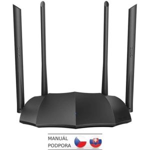 Obrázok pre výrobcu Tenda AC8 WiFi AC Gigabit Router 1200Mb/s, 1x GWAN, 3x GLAN, 4x 6dBi antény, WISP, Uni.Repeater, APP