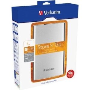 Obrázok pre výrobcu Verbatim Store ´n´ Go 1TB externý HDD 2.5", USB 3.0, strieborný