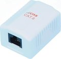 Obrázok pre výrobcu CNS Zásuvka Basic UTP 1 port, Cat5E na om. biela