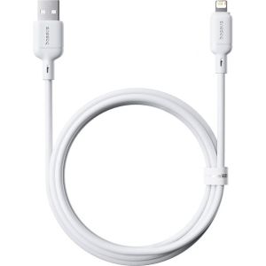 Obrázok pre výrobcu Baseus Rychlonabíjecí kabel Silky USB/Lightning 1m 2.4A bílý