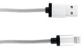 Obrázok pre výrobcu Canyon CNS-MFIC3DG, 1m opletený kábel Lightning/USB, MFI schválený Apple, tmavo-šedý