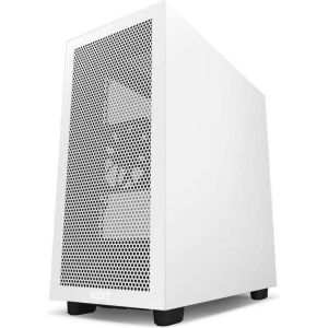 Obrázok pre výrobcu NZXT H7 Flow edition / ATX / 2x120 mm ventilátor / USB-C / 2x USB / sklenená bočnica / sieťovaný panel / biela a