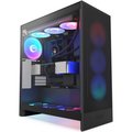 Obrázok pre výrobcu NZXT skříň H7 Flow RGB edition / ATX / 1x360mm RGB core fan/ USB-C / 2x USB / proskl. bočnice / mesh panel / RGB / černá