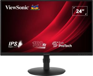 Obrázok pre výrobcu ViewSonic VA2408-HDJ / 23,8"/ IPS/ 16:9/ 1920x1080/ 5ms/ 100Hz/ 250cd/m2/ HDMI / VGA / DP / výšk. nast.