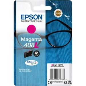 Obrázok pre výrobcu Epson originál ink C13T09K34010, T09K340, 408L, magenta, 21.6ml, Epson WF-C4810DTWF