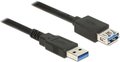 Obrázok pre výrobcu Delock Extension cable USB 3.0 Type-A male > USB 3.0 Type-A female 1m black
