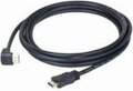 Obrázok pre výrobcu Gembird HDMI - HDMI male-male kábel (pozlátené konektory) 4.5m s 90° konektorom