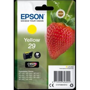 Obrázok pre výrobcu EPSON Singlepack Yellow 29 Claria Home Ink