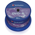 Obrázok pre výrobcu Verbatim DVD+R(50-Pack)Spindle/General Retail/16x/4.7GB