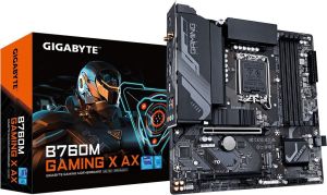 Obrázok pre výrobcu GIGABYTE B760M GAMING X AX, Intel B760, 4xDDR5, 1xDP, 1xHDMI, WiFi, mATX