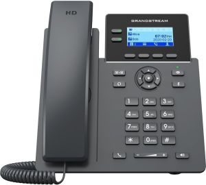 Obrázok pre výrobcu Grandstream GRP2602G VoIP telefon, 4x SIP, grafický podsvícený 2,21" displej, 2x Gbps RJ45, PoE