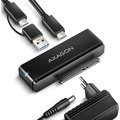 Obrázok pre výrobcu AXAGON ADSA-FPX, USB-C 10Gbps - SATA 6G, 2.5"/3.5" SSD/HDD FAST PORT X adaptér, vč. AC napáječe