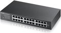 Obrázok pre výrobcu ZyXEL GS1100-24E, 24-port Gigabit Unmanaged switch, Fanless, 802.3az (Green), desktop/19" rackmount