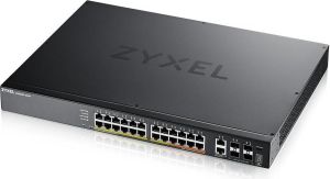 Obrázok pre výrobcu Zyxel XGS2220-30HP, L3 Access Switch, 400W PoE, 16xPoE+/10xPoE++, 24x1G RJ45 2x10mG RJ45, 4x10G SFP+ Uplink, incl. 1 yr