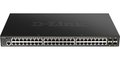 Obrázok pre výrobcu D-Link DGS-1250-52XMP Smart switch 48x Gb PoE+, 4x 1G/10G SFP+, 370W