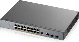 Obrázok pre výrobcu Zyxel GS1350-18HP, 18 Port managed CCTV PoE switch, long range, 250W