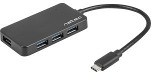 Obrázok pre výrobcu Natec Silkworm USB-C rozbočovač 4x USB 3.0 HUB